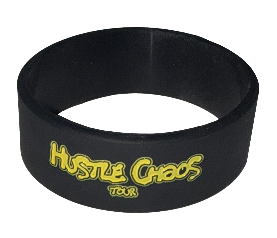 Black Hustle Chaos Tour Wristband