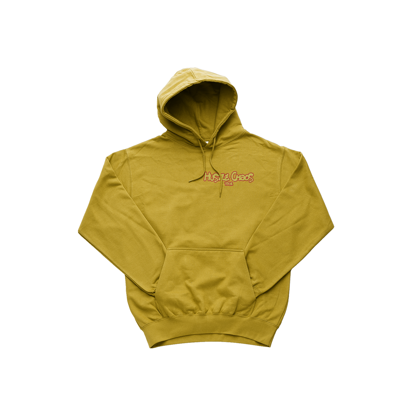 Black Smurf "Hustle Chaos" Tour Hoodie in Yellow