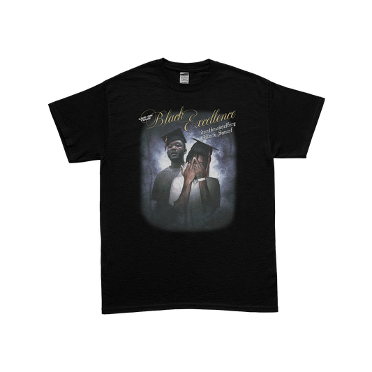 Black Excellence IDONTKNOWJEFFERY x Black Smurf Tour Tee Shirt in Black