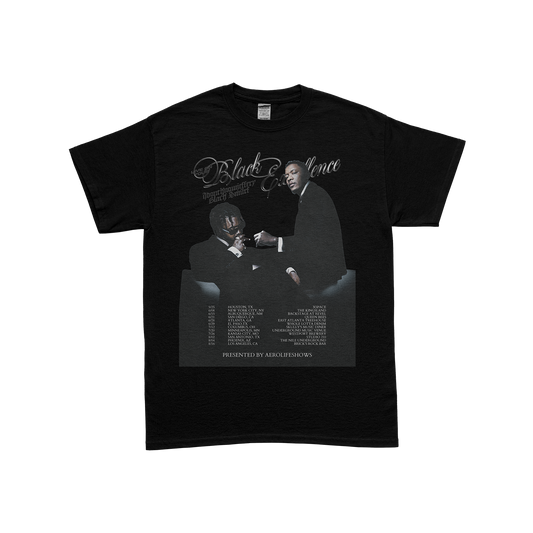 Black Excellence IDONTKNOWJEFFERY x Black Smurf Tour Tee Shirt V3 in Black