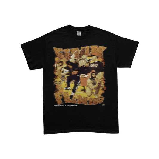 Fenix Flexin Collaboration Tee Shirt in Black
