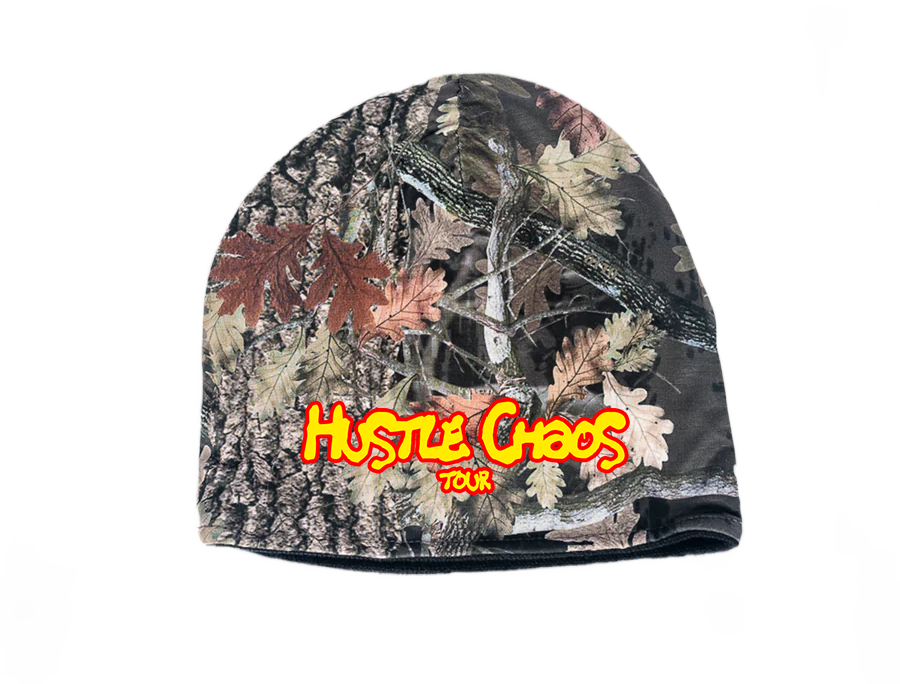 Hustle Chaos Tour Camouflage Skully (Beanie)