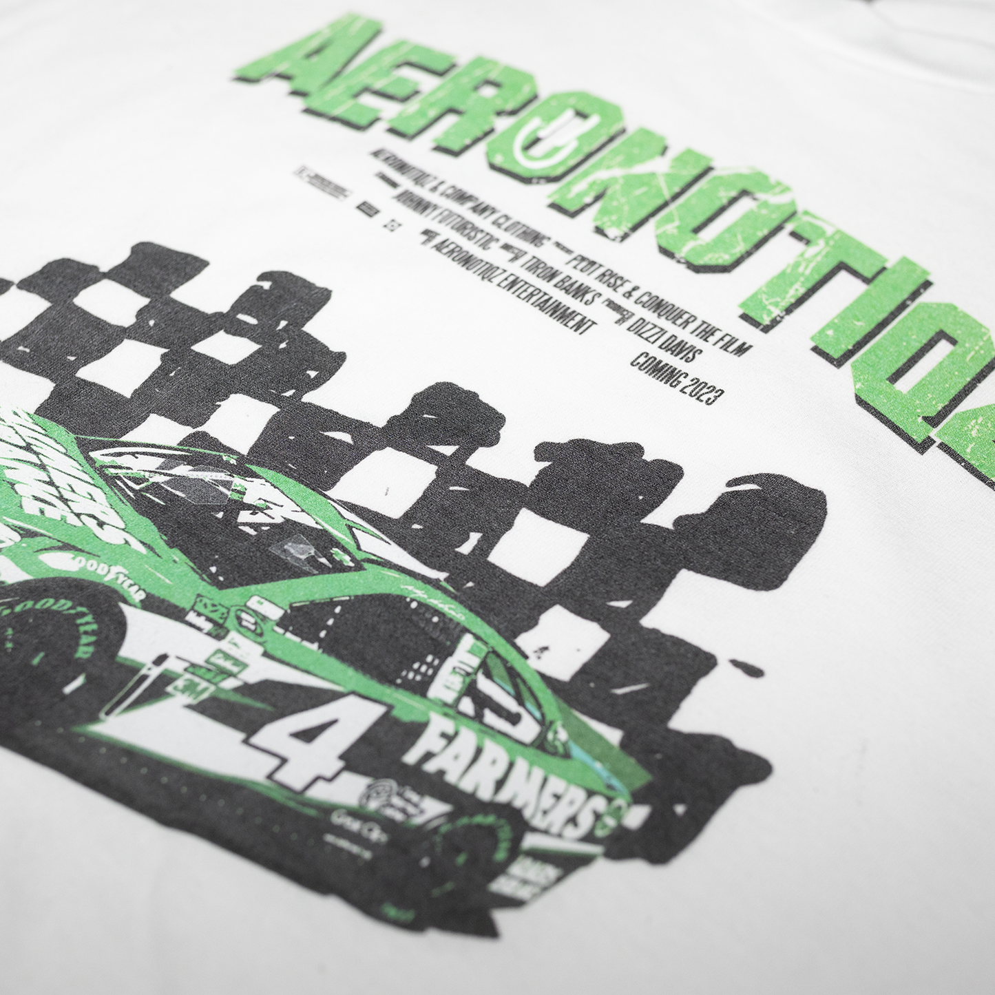 DRIVE Tee in Green/White Colorway