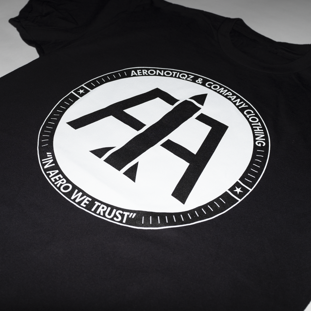 Black Aero Logo Tee Shirt