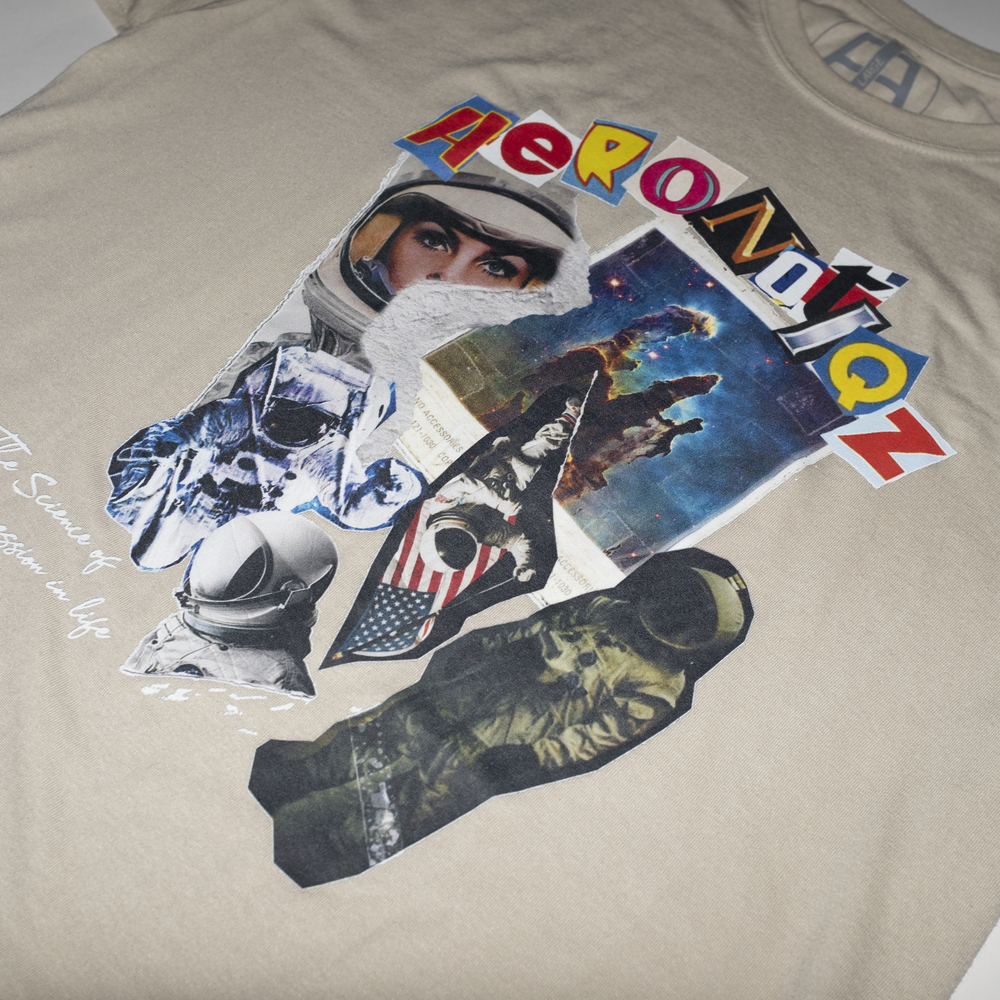 Cream Futurism Tee