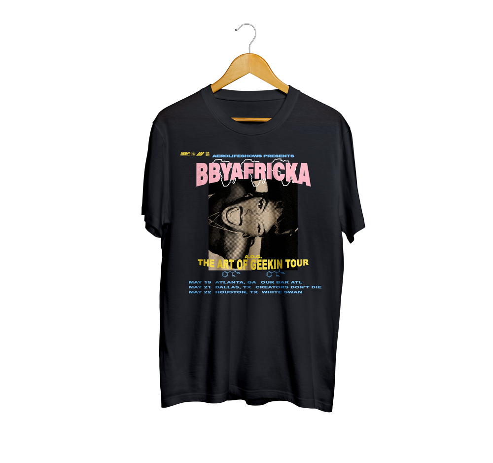 BbyAfricka “The Art Of Geekin” Tour Merch