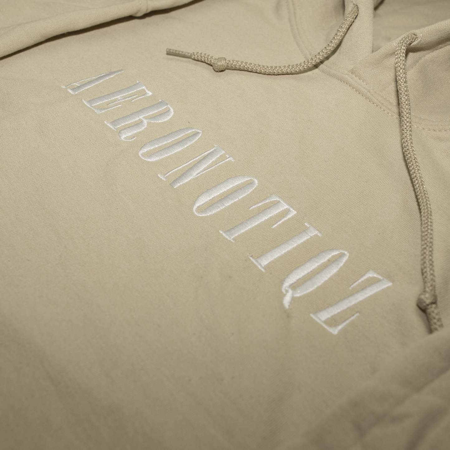 Sand Aeronotiqz Embroidered Hoodie