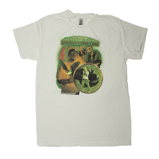 IDONTKNOWJEFFERY Vintage Collab Tee Shirt in White