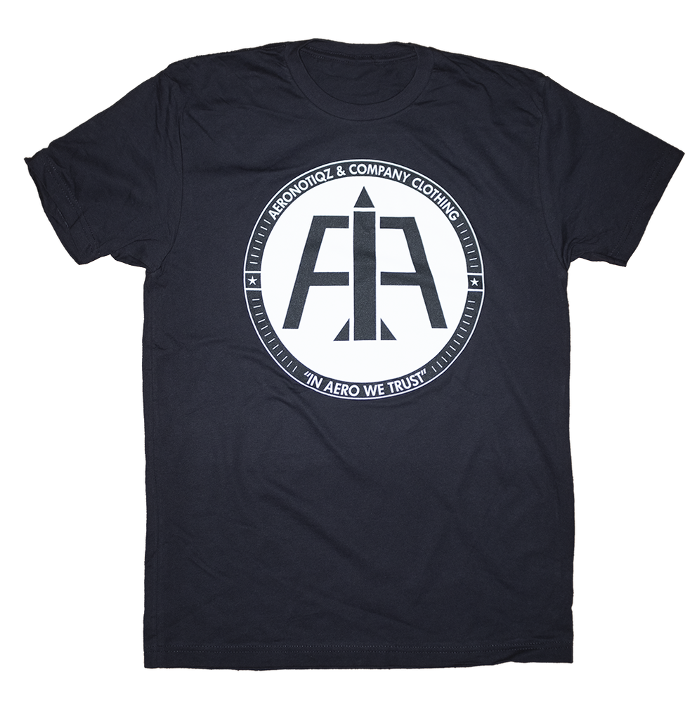 Black Aero Logo Tee Shirt