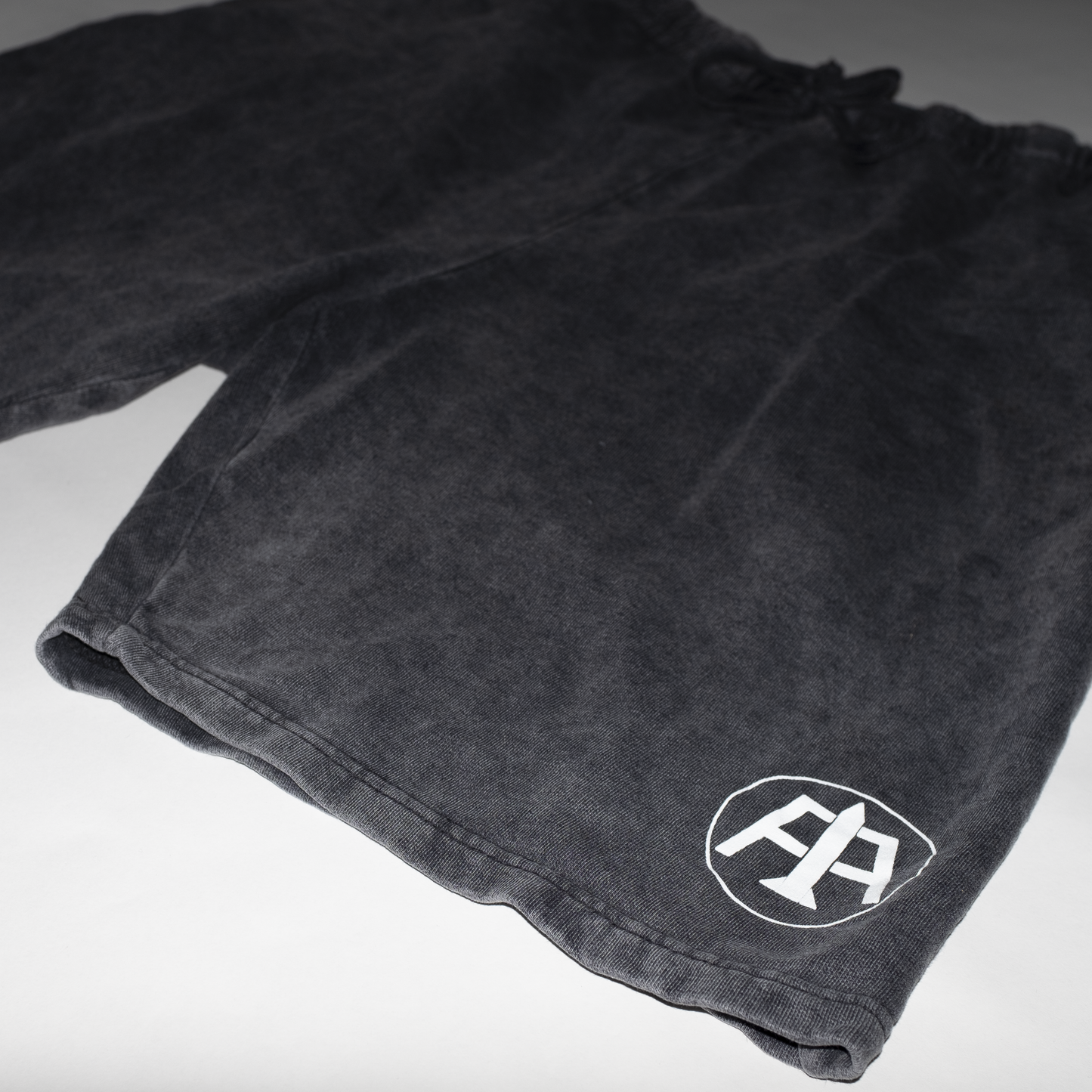 Acid Black Aero Logo Sweat Shorts