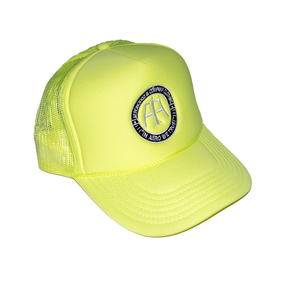 Highlighter Aero Logo Mesh Trucker Hat