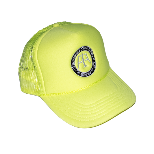 Highlighter Aero Logo Mesh Trucker Hat