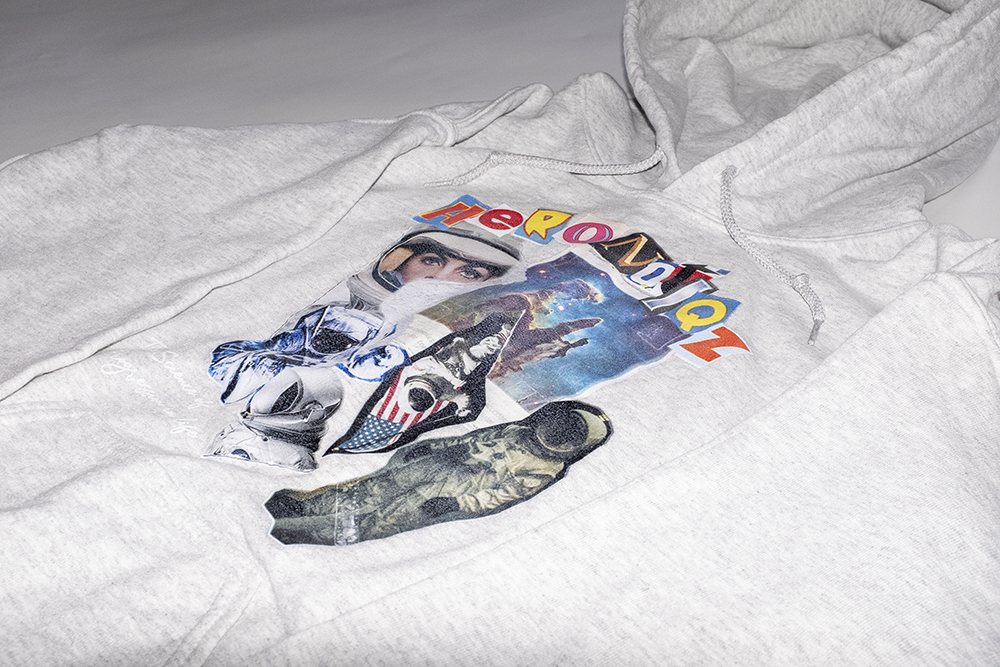 Ash Grey Futurism Hoodie