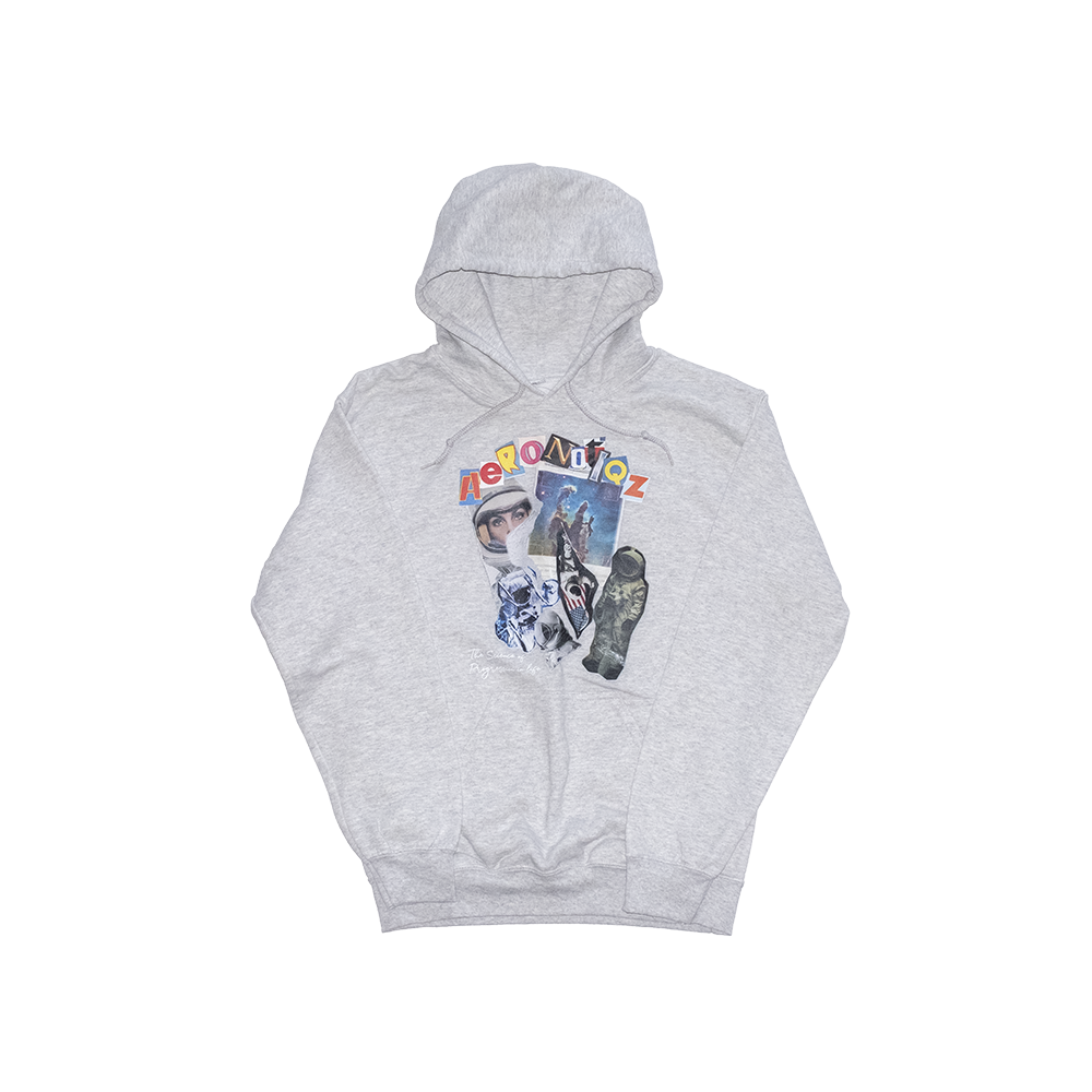 Ash Grey Futurism Hoodie