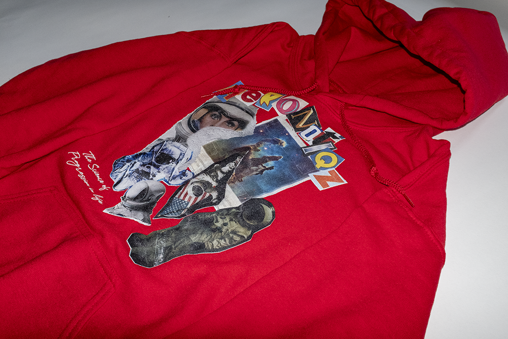 Red Futurism Hoodie