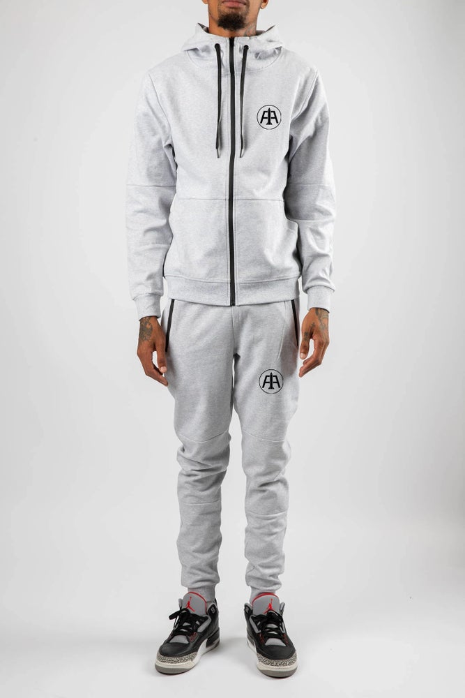 Grey Aero Logo Tech Suit