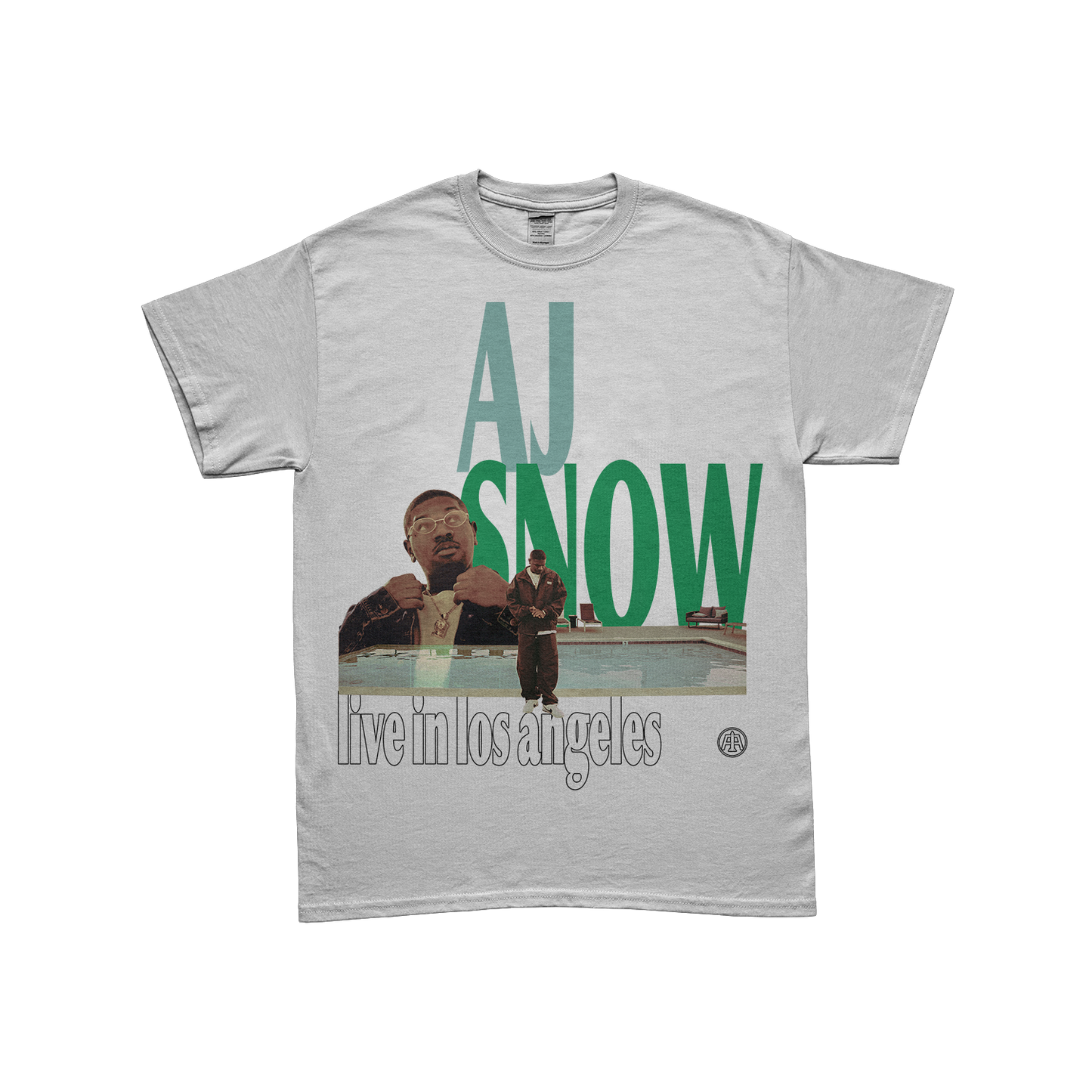 AJ Snow x Aeronotiqz Collaboration Tee Shirt in White