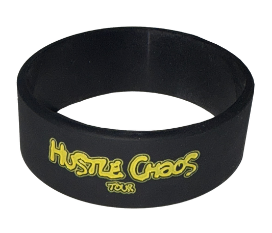 Black Hustle Chaos Tour Wristband