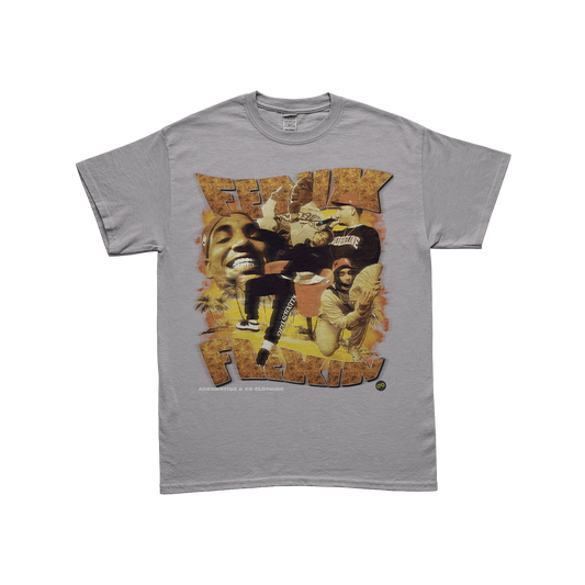 Fenix Flexin Collaboration Tee Shirt in Grey