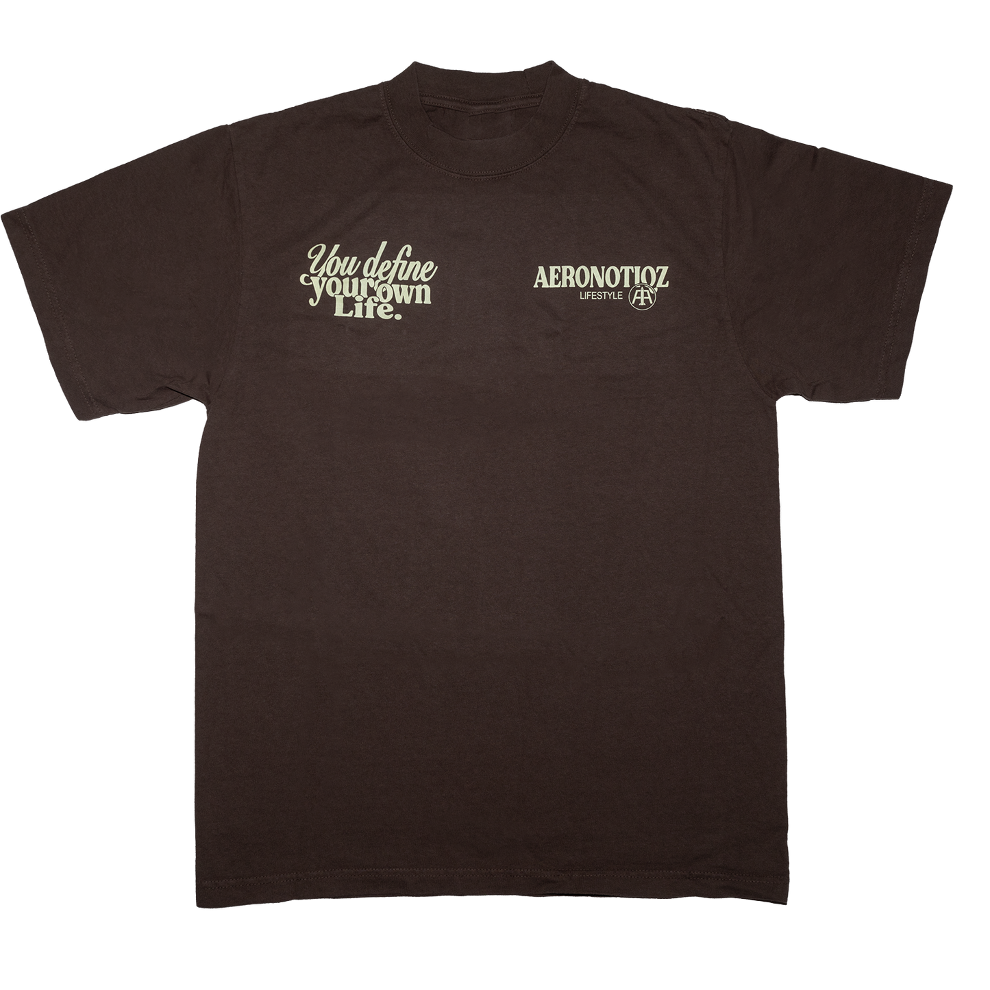 Brown Lifestyle Tee Shirt