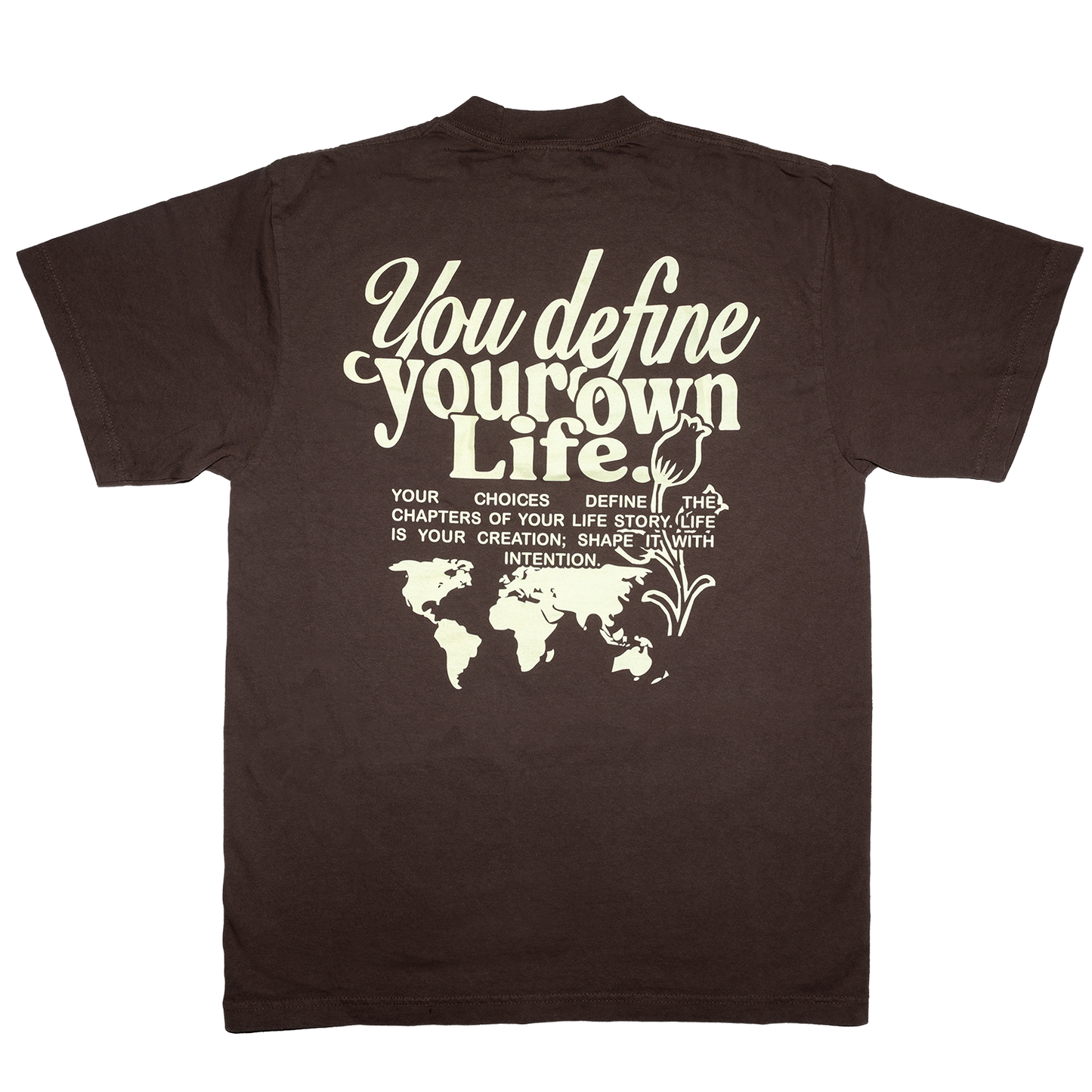 Brown Lifestyle Tee Shirt