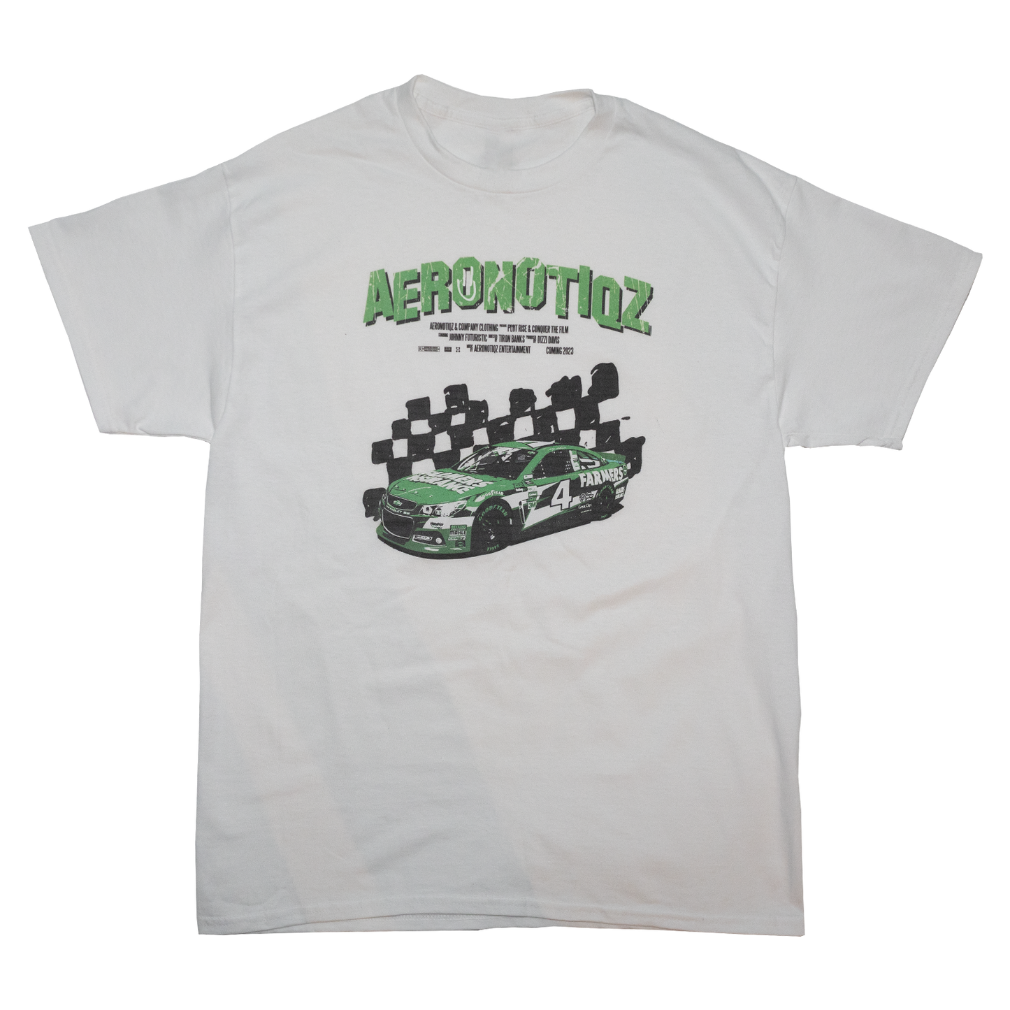 DRIVE Tee in Green/White Colorway