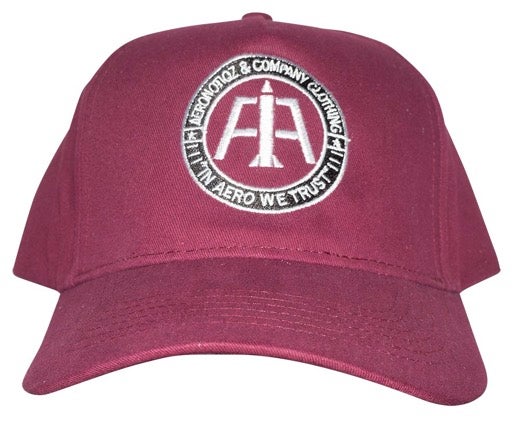 Maroon “In Aero We Trust” Dad Hat