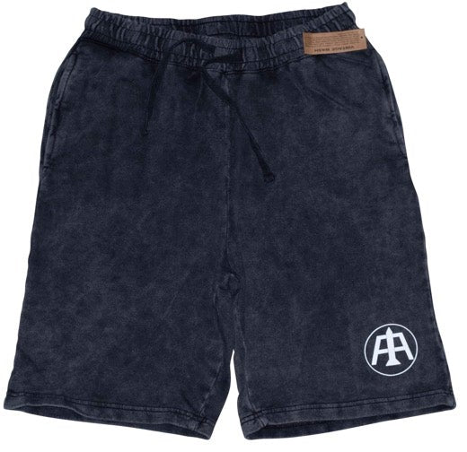 Acid Black Aero Logo Sweat Shorts