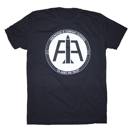 Black Aero Logo Tee Shirt