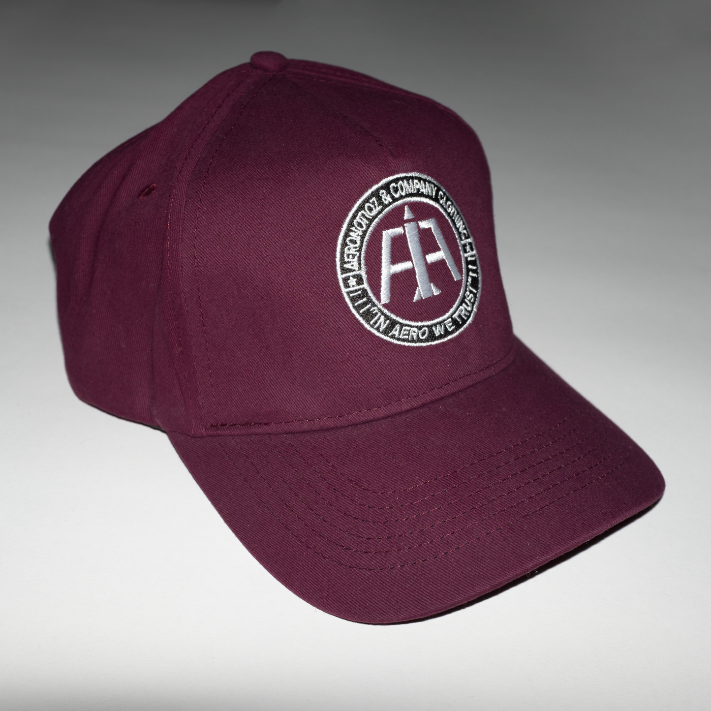 Maroon “In Aero We Trust” Dad Hat