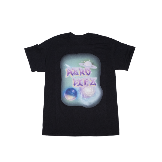 Black Airbrush Tee Shirt