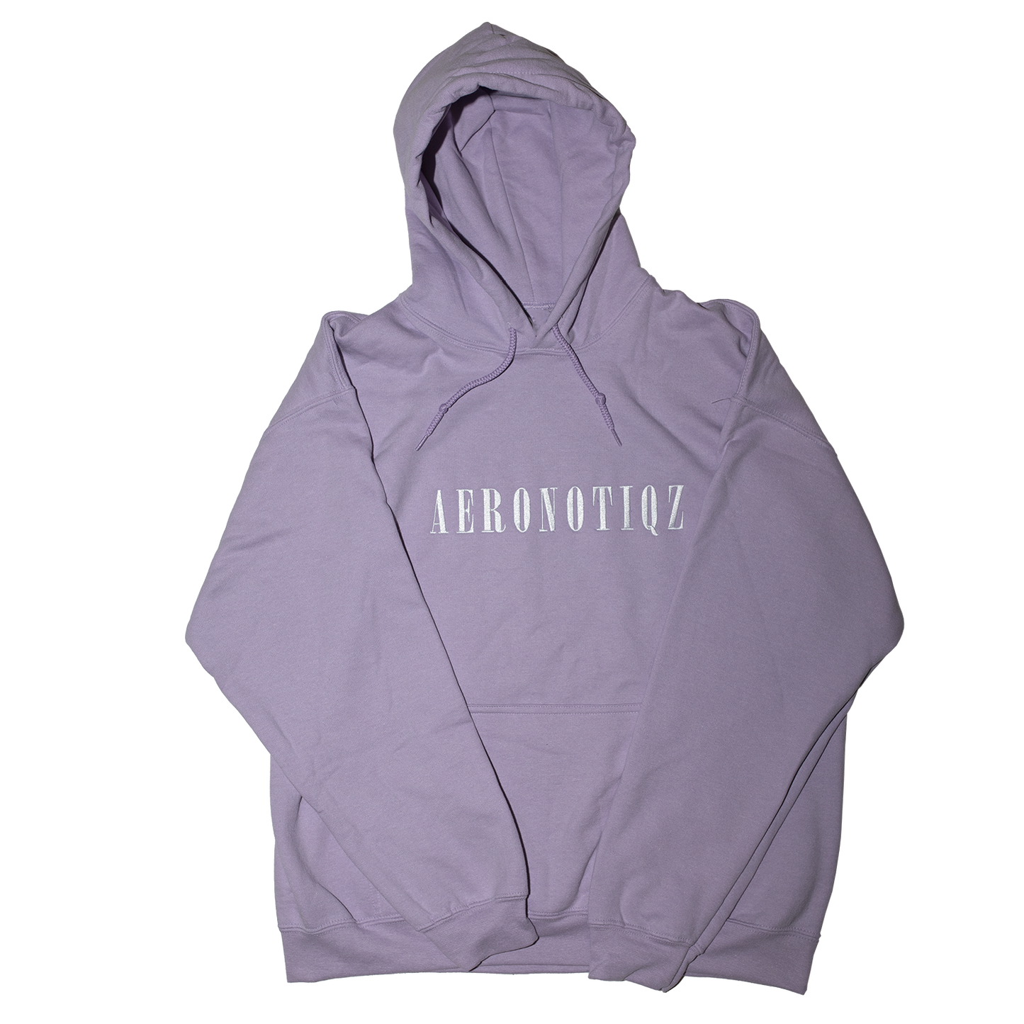 Lavender Aeronotiqz Embroidered Hoodie