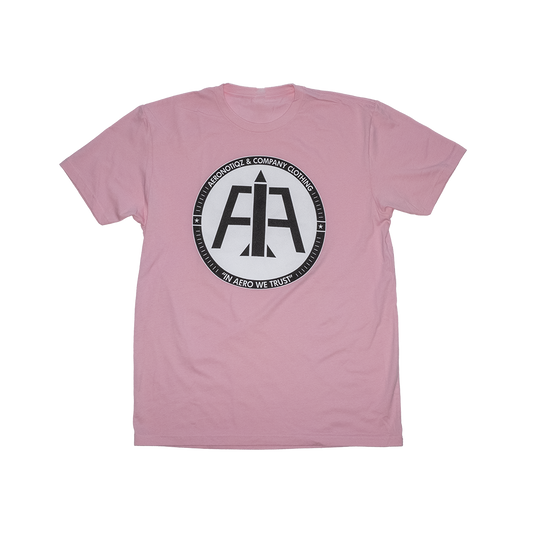 Pink Aero Logo Tee Shirt