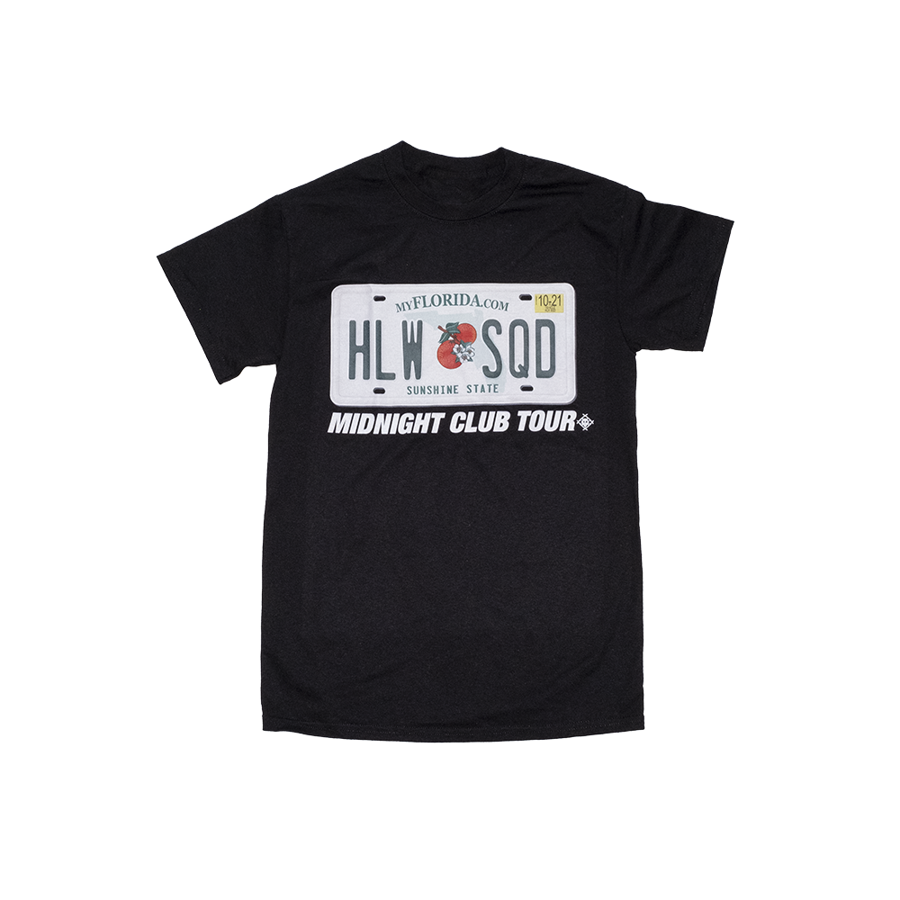 Xavier Wulf Florida Midnight Club Tour Merchandise T Shirt